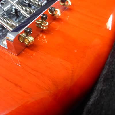 Spector Early Production Legend 4 Classic Soap Bar Humbuckers W/Case : Leveled Crowned & Dressed Frets 2003 - Trans Orange image 4