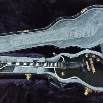 Edwards  E-LP-130CD/P "1954" Black Beauty with Case. WCR P90's! image 1