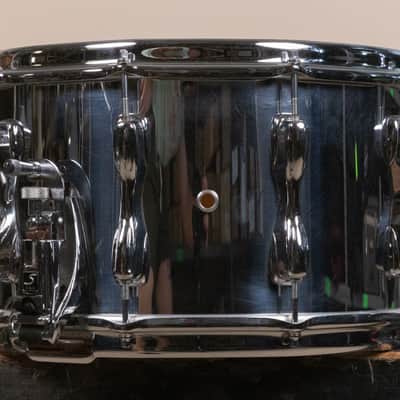 1980s Slingerland 8x14 Chrome Over Wood Magnum Snare Drum image 4