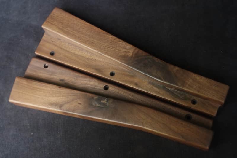 Oberheim Matrix 6 walnut wood side panels image 1