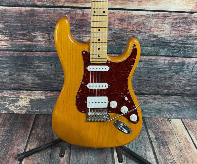 Used Partscaster HSS Stratocaster Electric Guitar with Bag image 1