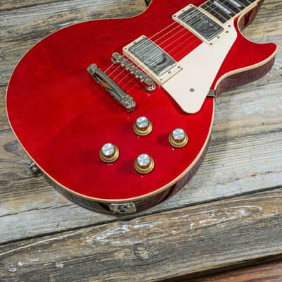 2021 Gibson Les Paul Classic - Transparent Cherry image 8