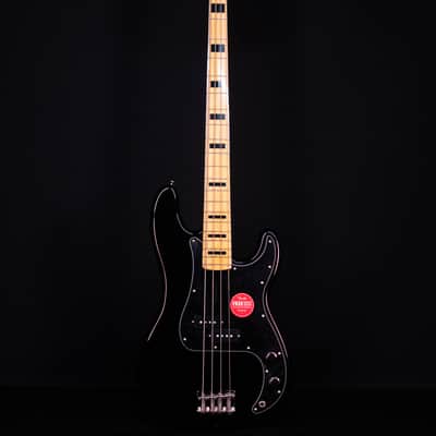 Squier Classic Vibe '70s Precision Bass, Maple FB, Black image 4