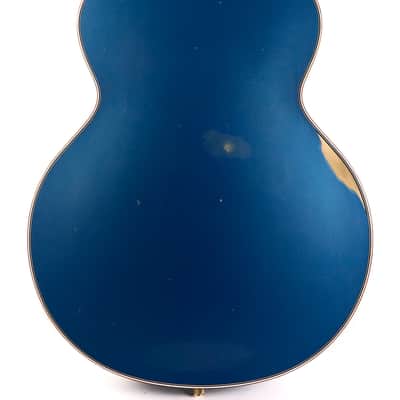 2017 Gretsch Masterbuilt Steven Stern '59 Falcon Relic Relic Lake Placid Blue image 4