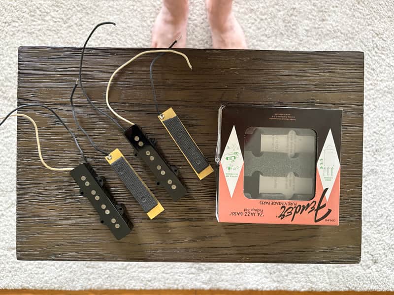 Fender Pure Vintage '74 Jazz Bass Pickup Set image 1