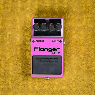 Boss BF-2 Flanger 1980-1984 (Black Label) Made In Japan | Reverb