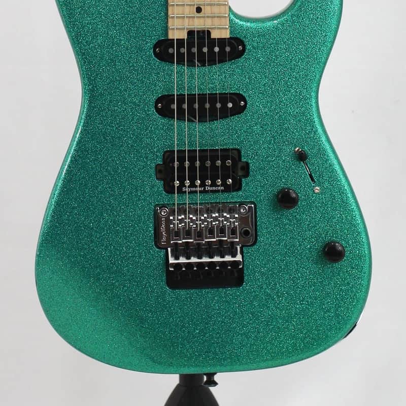 2022 Charvel Pro-Mod San Dimas Style 1 HSS FR Aqua Flake