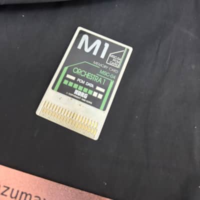Korg MSC-04 Orchestra 1 PCM Card for M1 M1R Synthesizer from Japan Tested image 3