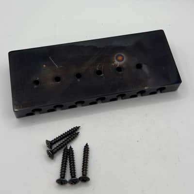 Conklin Groove Tools 7 String Bass Bridge 1990’s - Black image 5