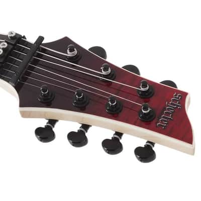 Schecter C-7 FR SLS Elite Blood Burst image 12