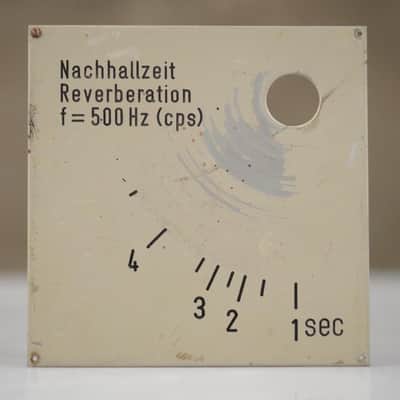 EMT 140 Plate Reverb Dampener Motor Timing Indicator Plate #55764 image 1