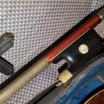 Stainer Antique Violin with coffin case restored with fiddle violin bridge set up 1 bad gear image 10