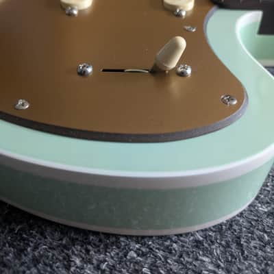 Fender Parallel Universe II Strat-Jazz Deluxe 2020 - Transparent Faded Seafoam Green image 11