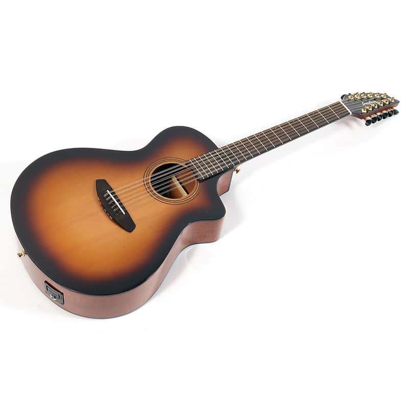 Breedlove Organic Solo Pro CE Red Cedar-African Mahogany 12-String Concert Acoustic-Electric Guitar Regular Edge Burst image 1