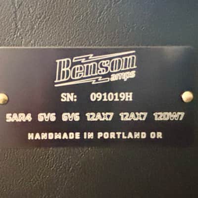 Benson Amps Monarch Reverb 15-Watt 1x12" Guitar Combo image 5