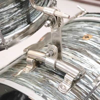 Ludwig Club Date 3pc Drum Kit Set Blue Oyster Pearl Vintage 1960's 20/14/12" image 15