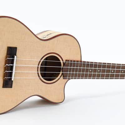 Cordoba 24TCE Tenor Spalted Maple Spruce Ukulele image 12