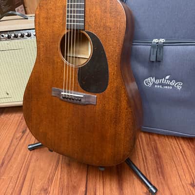 Martin D-15M Dreadnought Acoustic Guitar -All Solid Mahogany w/Deluxe Soft Bag - New! image 5