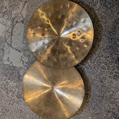 Meinl 14" Byzance Vintage Sand Hi-Hat (Pair) 2010 - Present - Sandblasted image 2