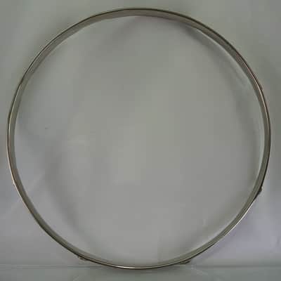 Ludwig 16"BRASS Floor Tom Drum Batter Rim/Hoop 8Lug Triple-Flange Nickel NOB WFL image 5
