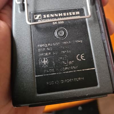 Sennheiser Sennheiser SK500 G1 Bodypack Transmitter – 790–822 MHz – Pro Grade – Built Like a Tank image 7