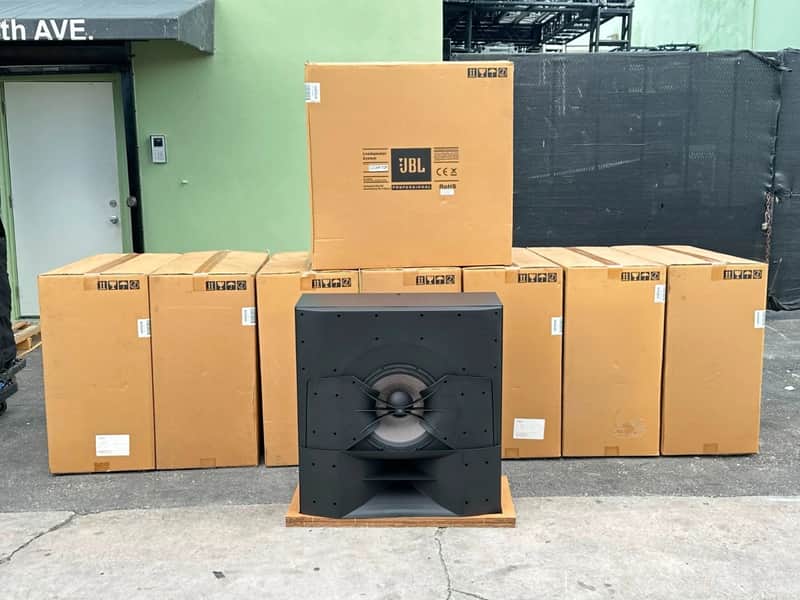 JBL C222HP-TOP TWO-WAY SCREEN ARRAY CINEMA LOUDSPEAKER #AV6480-87 (ONE) THS image 1