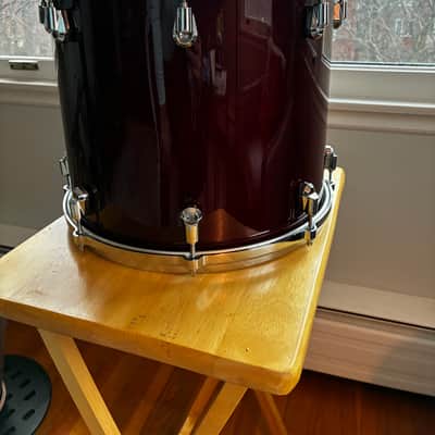 Yamaha Maple Custom Absolute 2005 - 14 x 12" Cherry image 5