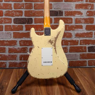 Fender Custom Shop SR25-69 Stratocaster Heavy Relic Aged Vintage White 2026 w/OHSC image 7