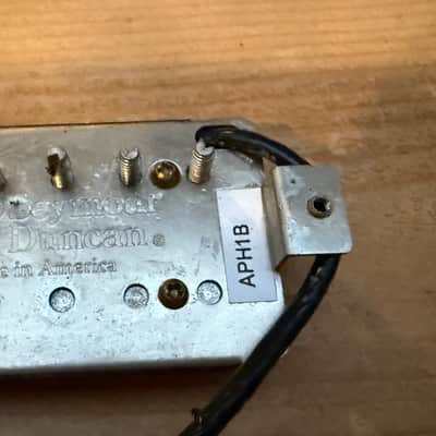 Vintage 1990's Seymour Duncan APH-1b Alnico II Pro Bridge Humbucker Pickup - Zebra image 5