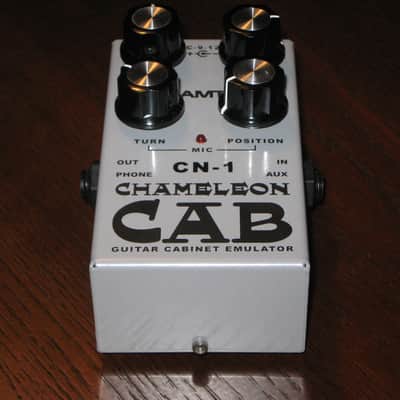 AMT CN-1 Chameleon Cab Simulator silver with box, aux in, phones out, cool! image 5