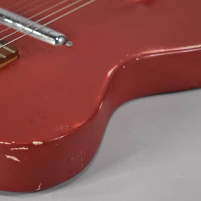 c.Early 1960's Danelectro U-1 Semi-Hollow Refin Electric Guitar image 10