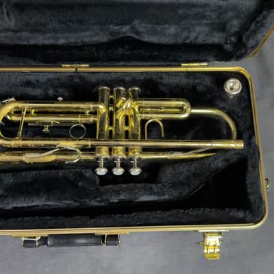 1980s-1990s Bach TR300H2 Bb Trumpet with original Hard Case image 3