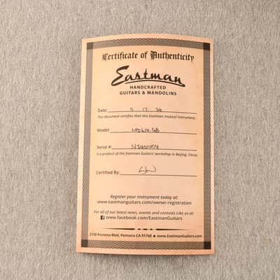 Eastman Electric Mandolin MD614-GB Oval Sound Hole - NEW 2024 image 3