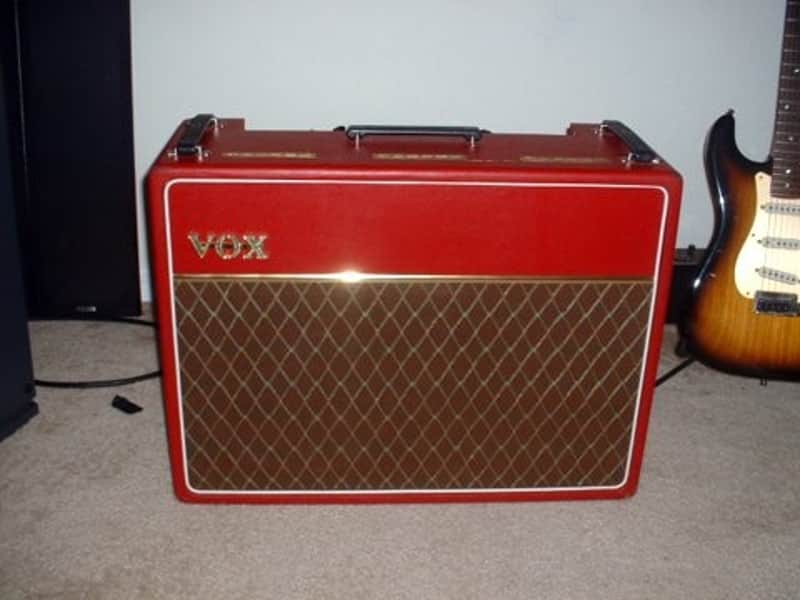 Vox AC-30/4 2-Channel 30-Watt 2x12" Guitar Combo 1960 - 1961 - Red image 1