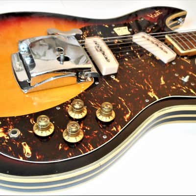 KENT (Kawai/Teisco) Model 740 Guitar 1967 Vintage Sunburst [SolidBody] image 4