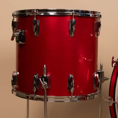 1980s Premier Soundwave Polychromatic Red Drum Set image 3