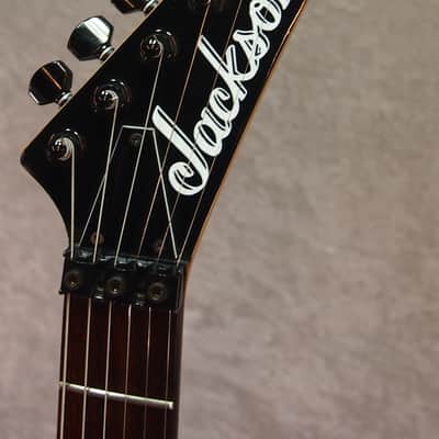 1988 USA Jackson San Dimas guitar Bubble Gum Pink w/ Duncan Custom 5 & case image 3