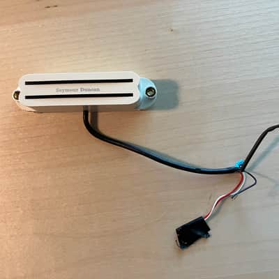 Seymour Duncan SHR-1b Hot Rails Strat Bridge Pickup 2010s - Parchment image 4