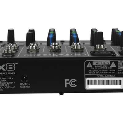 Mackie Mix8 8-Ch Compact Soundboard Mixing Console Mixer For Church/School image 3