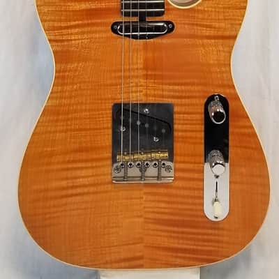 Willow Glen Guitars, MB TigerEye I, Custom Made in California,Curly Hard Maple Top, Chambered 1-Piece Khaya Body, 7lbs 13.8ozs, w/HSC 2013 image 9