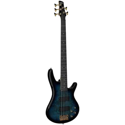 Ibanez GSR205PC Gio Electric Bass, 5-String, Transparent Marine Burst image 2