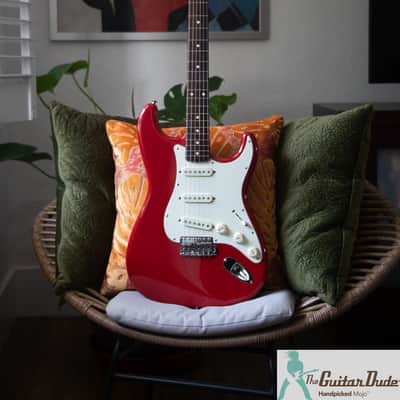 2017 Fender Japan Traditional 60'S Stratocaster - Torino Red Finish - Made in Japan - Pro Set Up! w Perfect Frets/Action/Intonation image 5