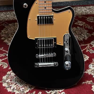 Reverend Charger HB Midnight Black Electric Guitar image 4