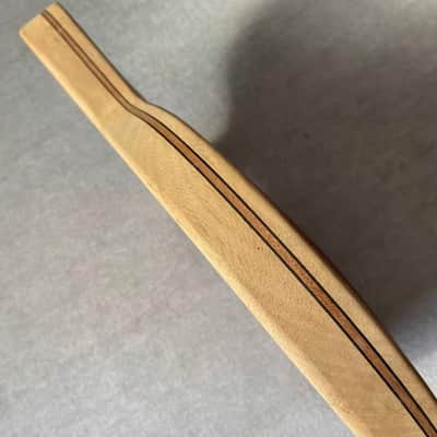 LAG Mahogany Wood Guitar Body with Tiger Maple Top image 5
