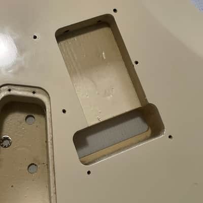 1980's Matsumoku Era Made in Japan Kramer Focus 2000 Aged White Guitar Body Floyd Ready image 15