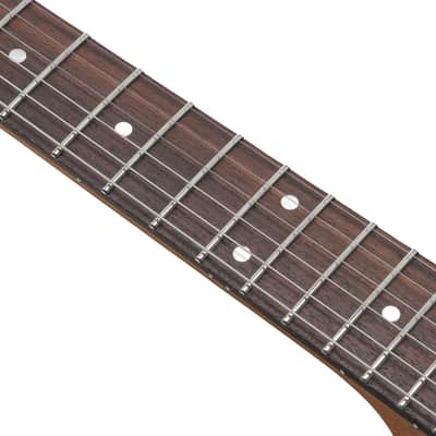 Ibanez 1B-AZ2203NTDB Prestige AZN Electric Guitar 6-String - Dark Tide Blue Flat + Case – B-Stock image 6