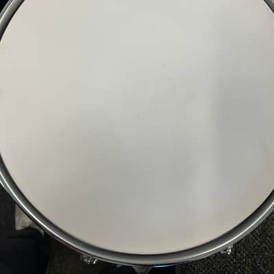 USED Gretsch Catalina Club 5x14 Snare Drum - White Satin Flame image 4