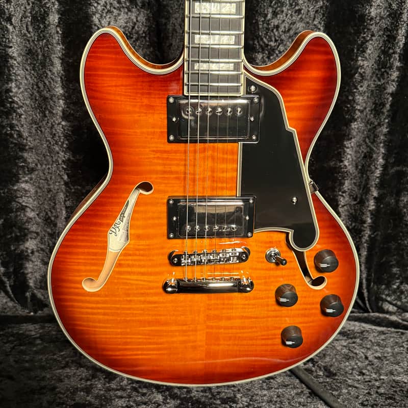 D'Angelico Premier Mini DC Dark Iced Tea Burst With Free Gig Bag image 1