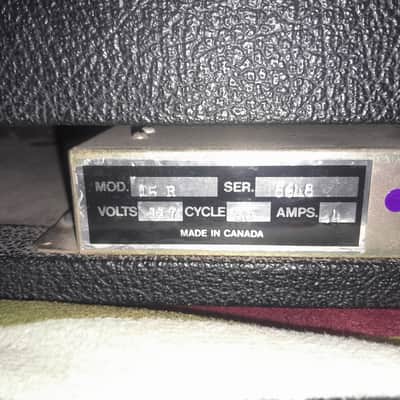 Garnet Reverb Tank (TUBE) 1960s - Black image 4