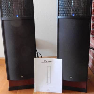 Magical! Martin Logan Purity Powered 200w Hybrid Streaming ESL Towers w/book image 1